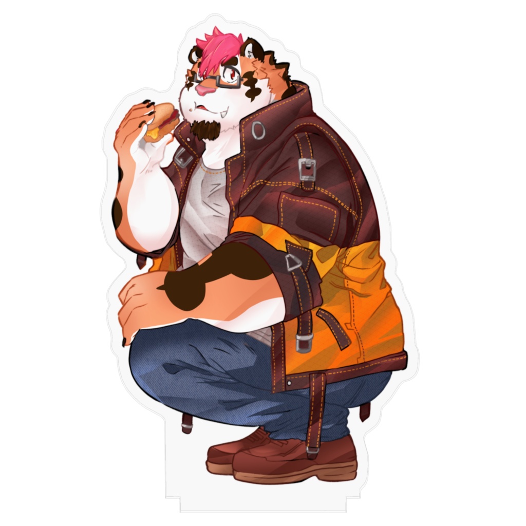 ハンバーガーもぐもぐ総長アクリルスタンド