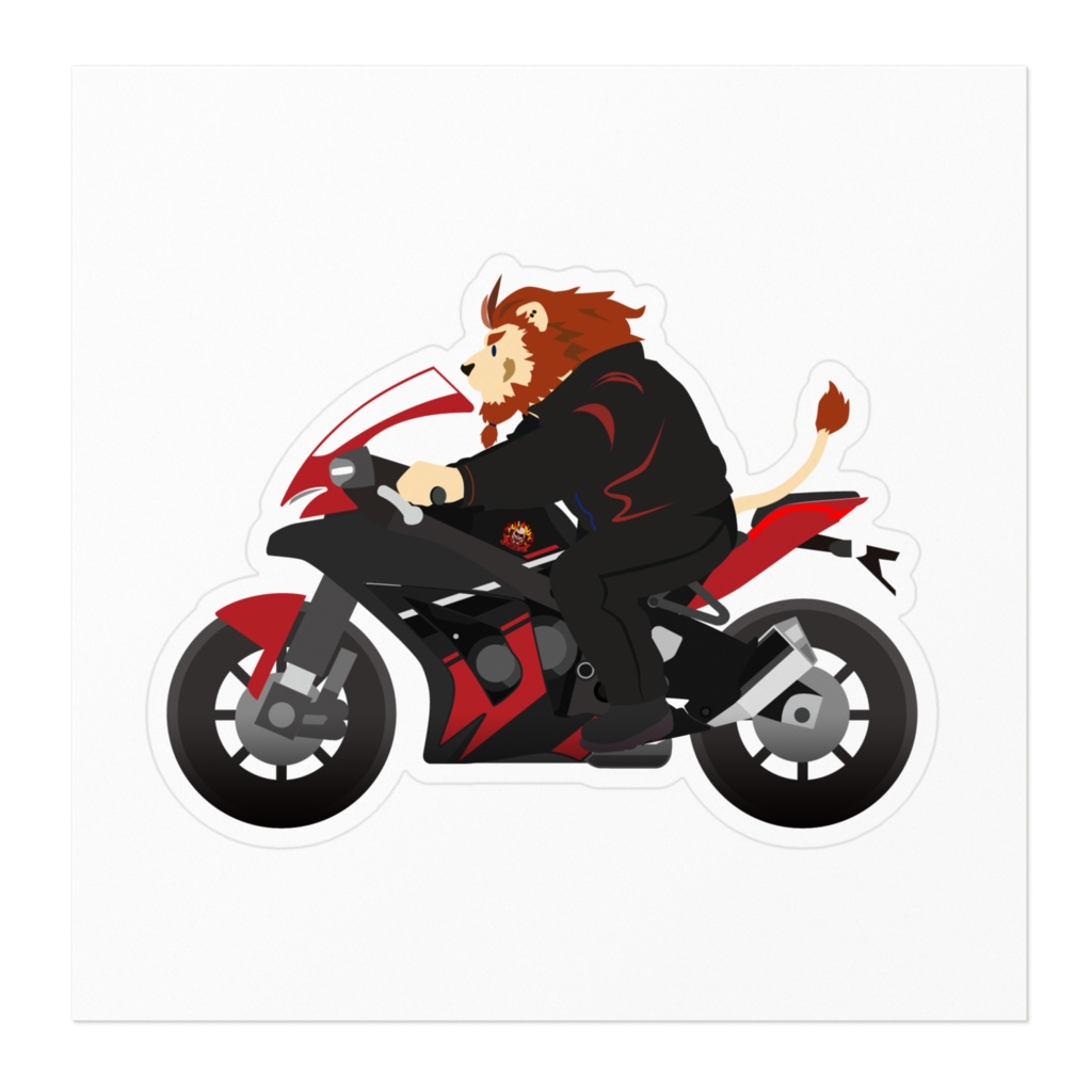 ジョロキア族長とツーリングステッカー