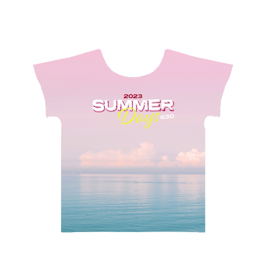 Summer Days Tシャツ (Vroid用)