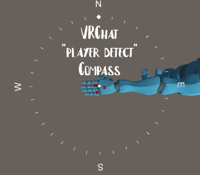 VRChat用] プレーヤー探知コンパス Player Detection Compass 