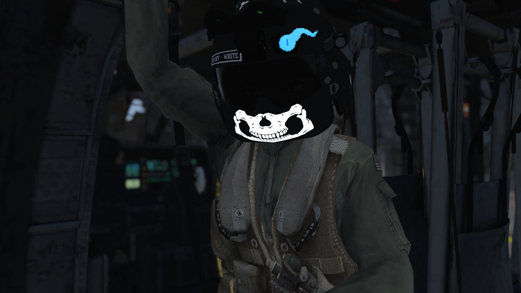 HGU-56風 ヘリクルーヘルメット Helo crew helmet