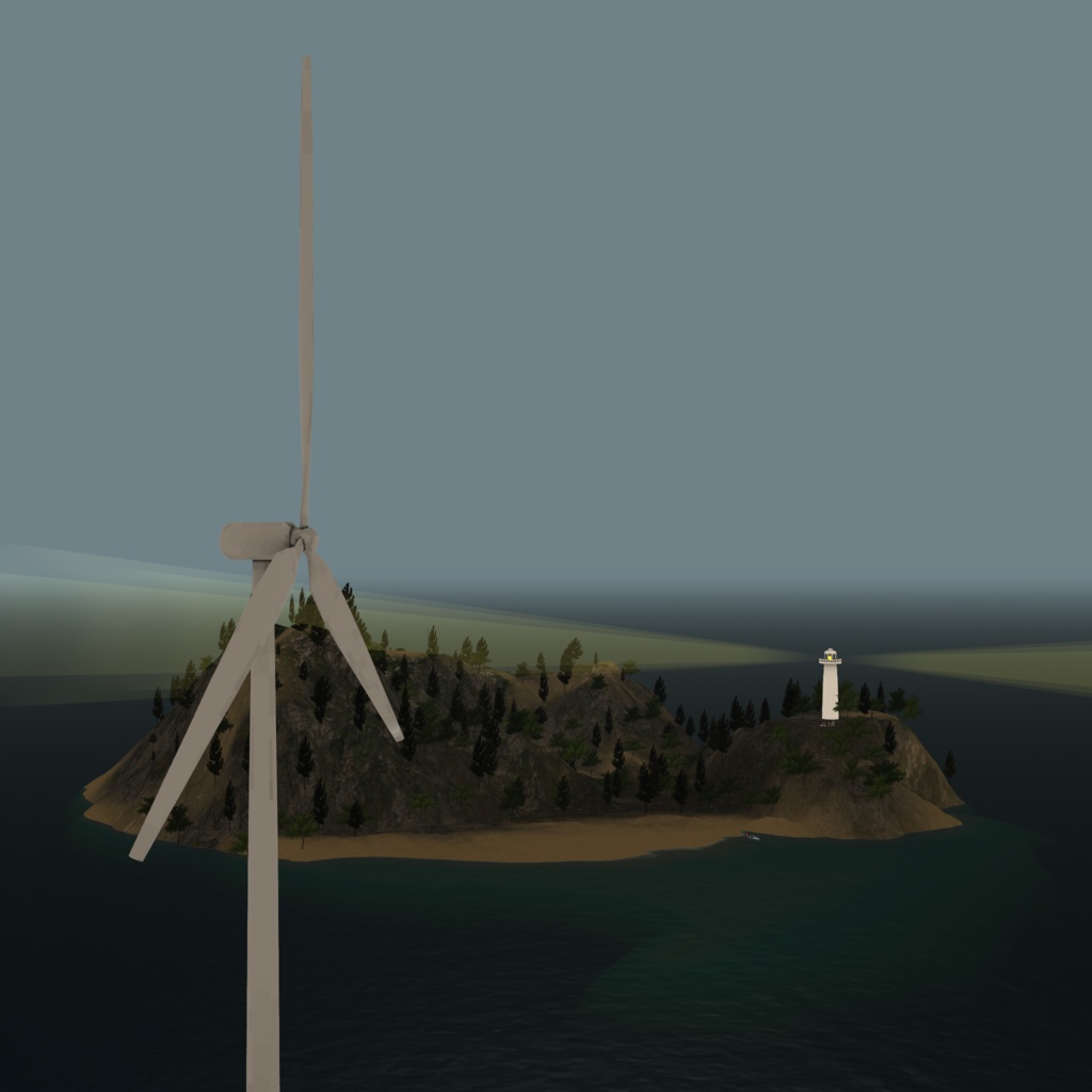 灯台と風車/Lighthouse&Windmill