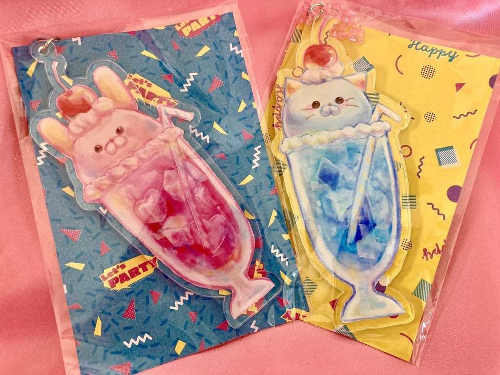 クリームソーダアクキー