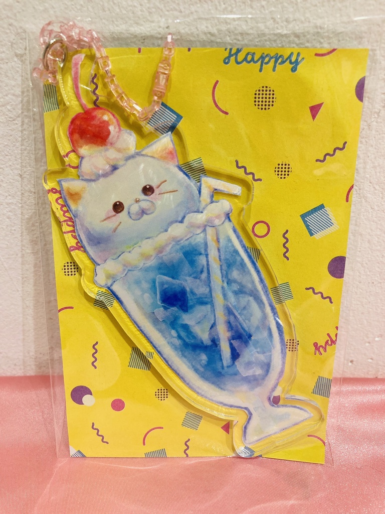 クリームソーダアクキー