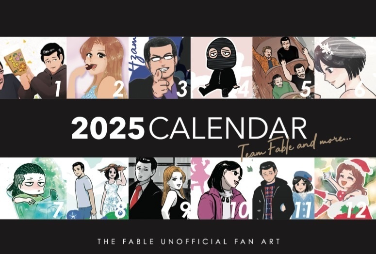 2025年卓上カレンダー（クリックポスト）