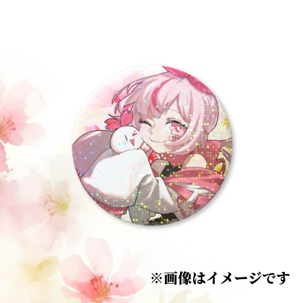 【受注販売】一周年記念かないみわホログラム缶バッジ