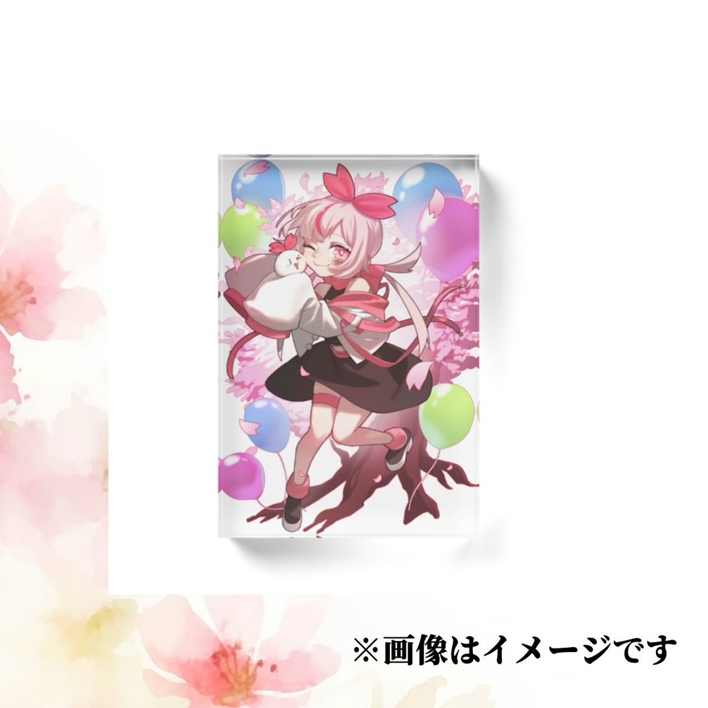 【受注販売】一周年記念かないみわアクリルブロック