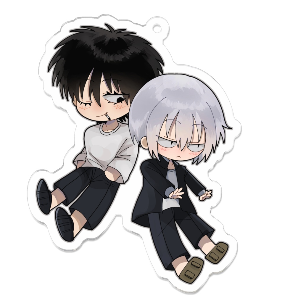 加須人&隣じゅん アクリルキーホルダー