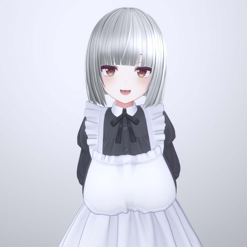 ぱっつんボブヘアー 9アバター対応