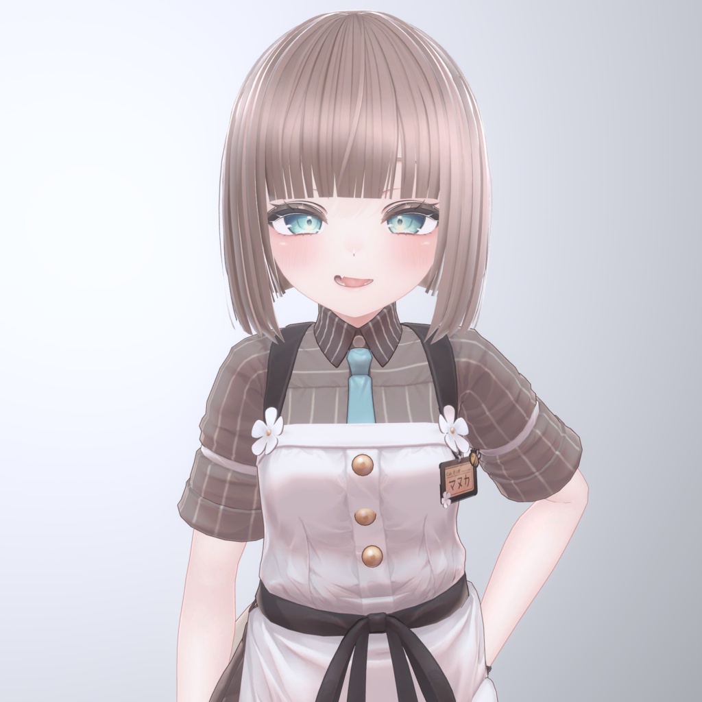 ぱっつんボブヘアー 9アバター対応