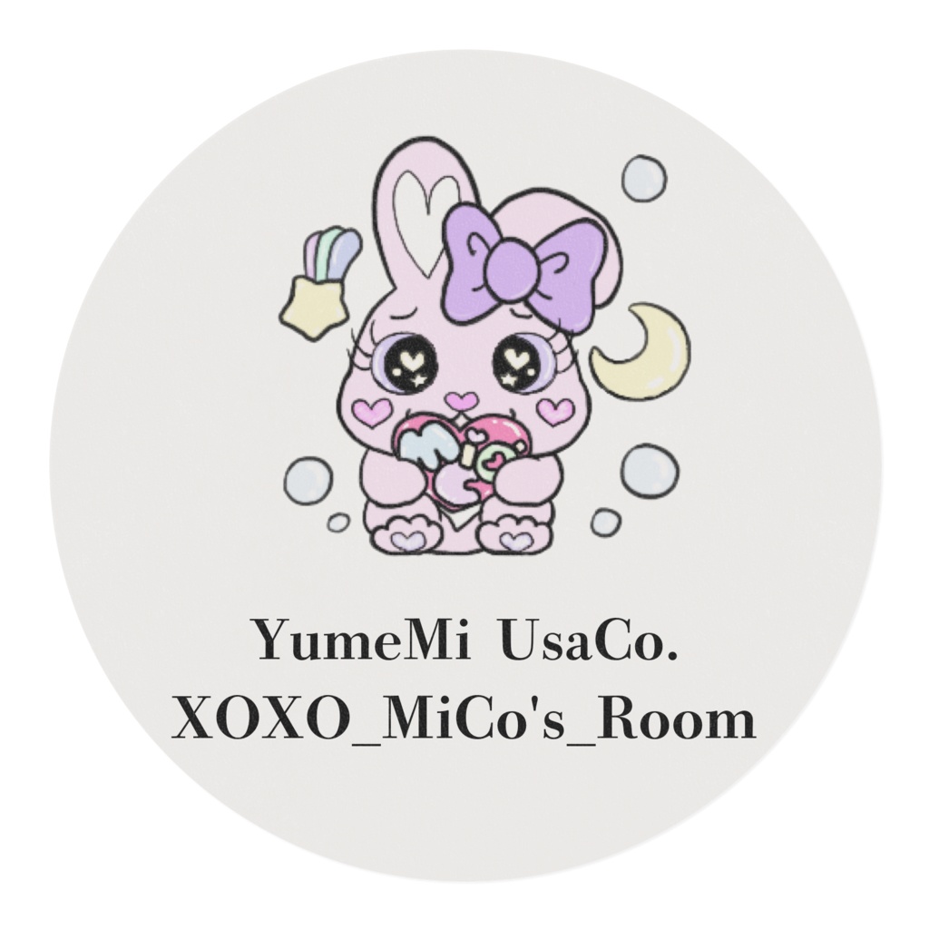 XOXO_MiCo's_Room YumeMi UsaCo. マスキングテープ White