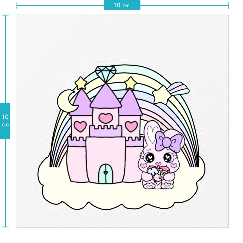 Dreamin' Land 夢見うさ子ちゃんステッカーM