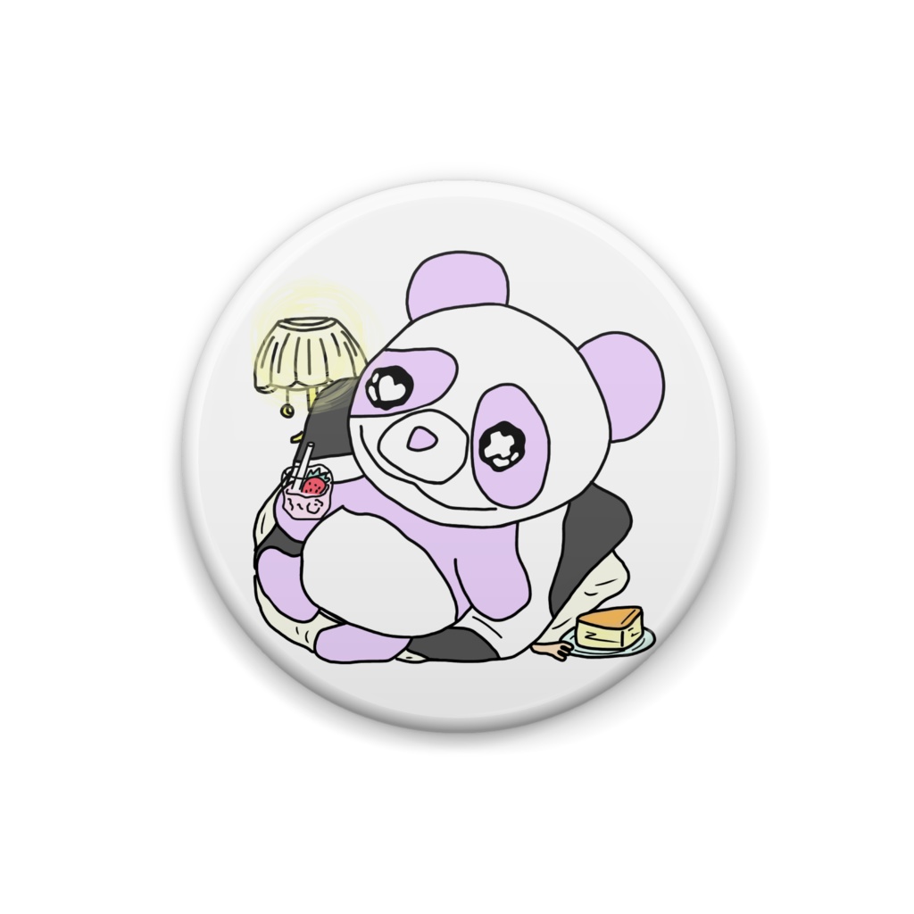 みらくるぱんだちゃん 缶バッジ