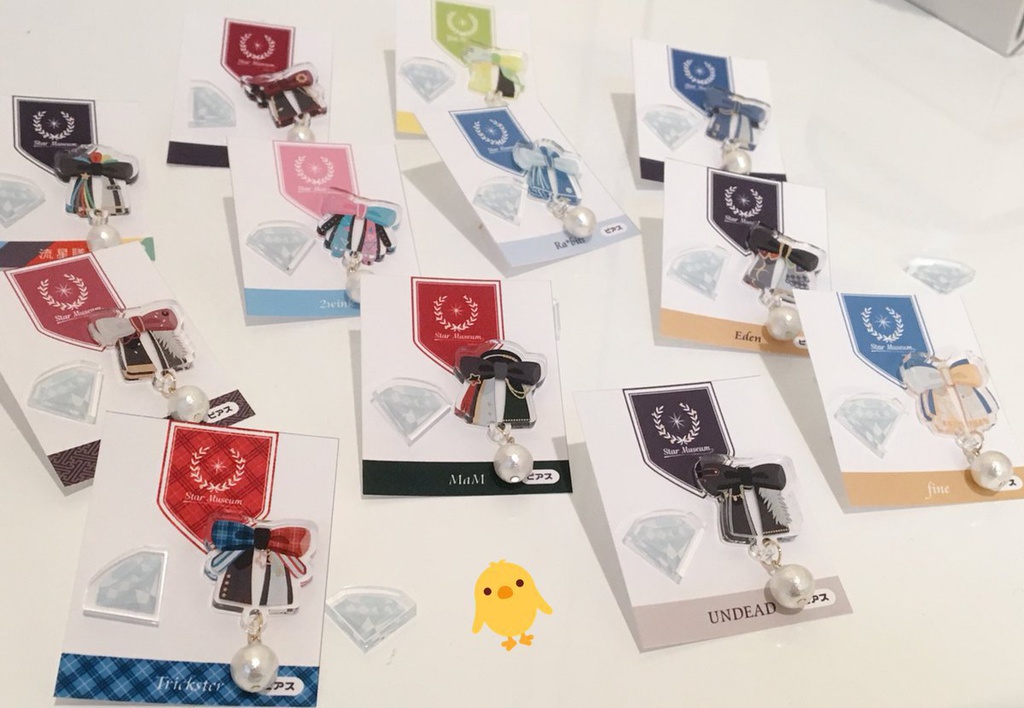 ユニットイメージリボン【ピアス・イヤリング】