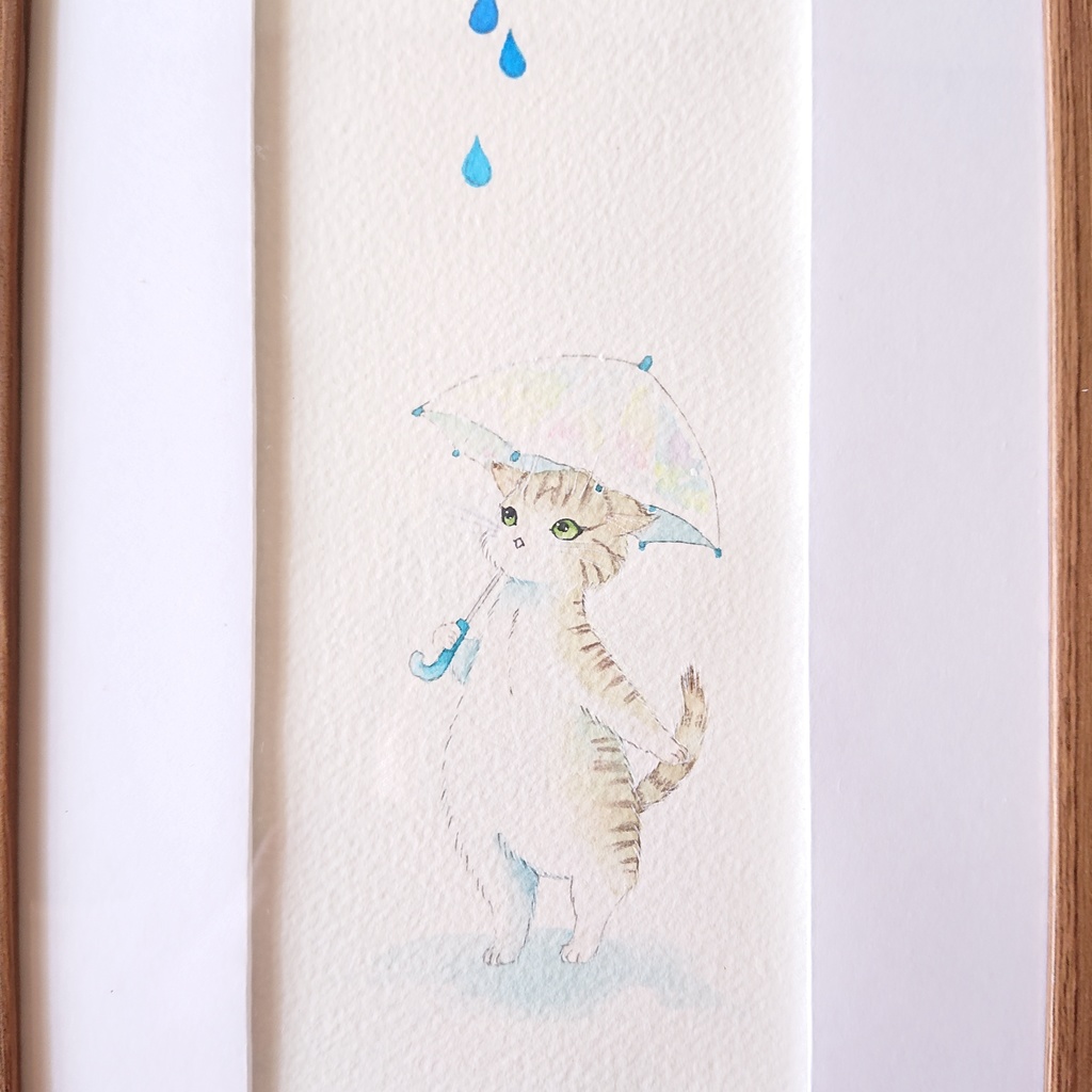 原画『雨、ふれふれ。』