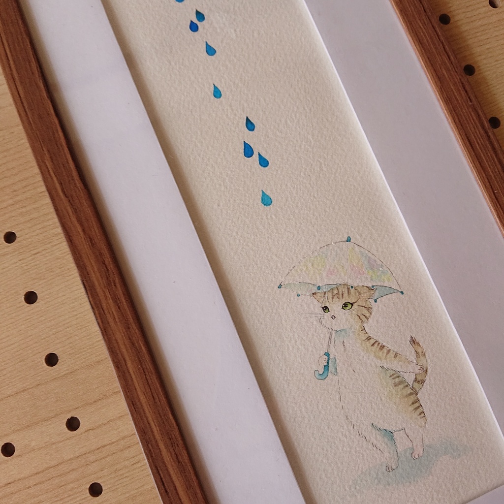 原画『雨、ふれふれ。』