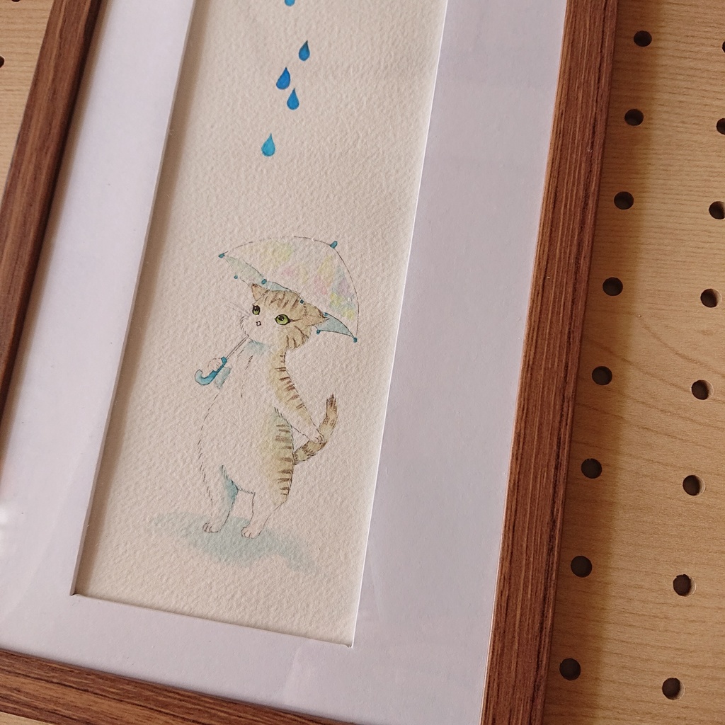 原画『雨、ふれふれ。』