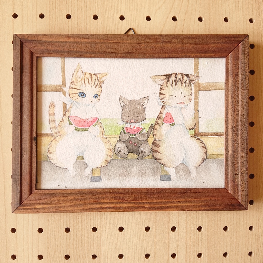 原画『夏の縁側』