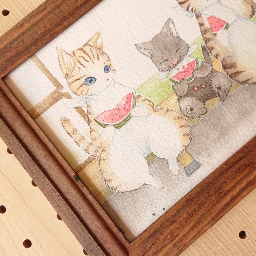 原画『夏の縁側』