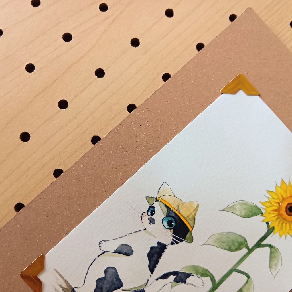 フレームレス原画②『向日葵と・B』