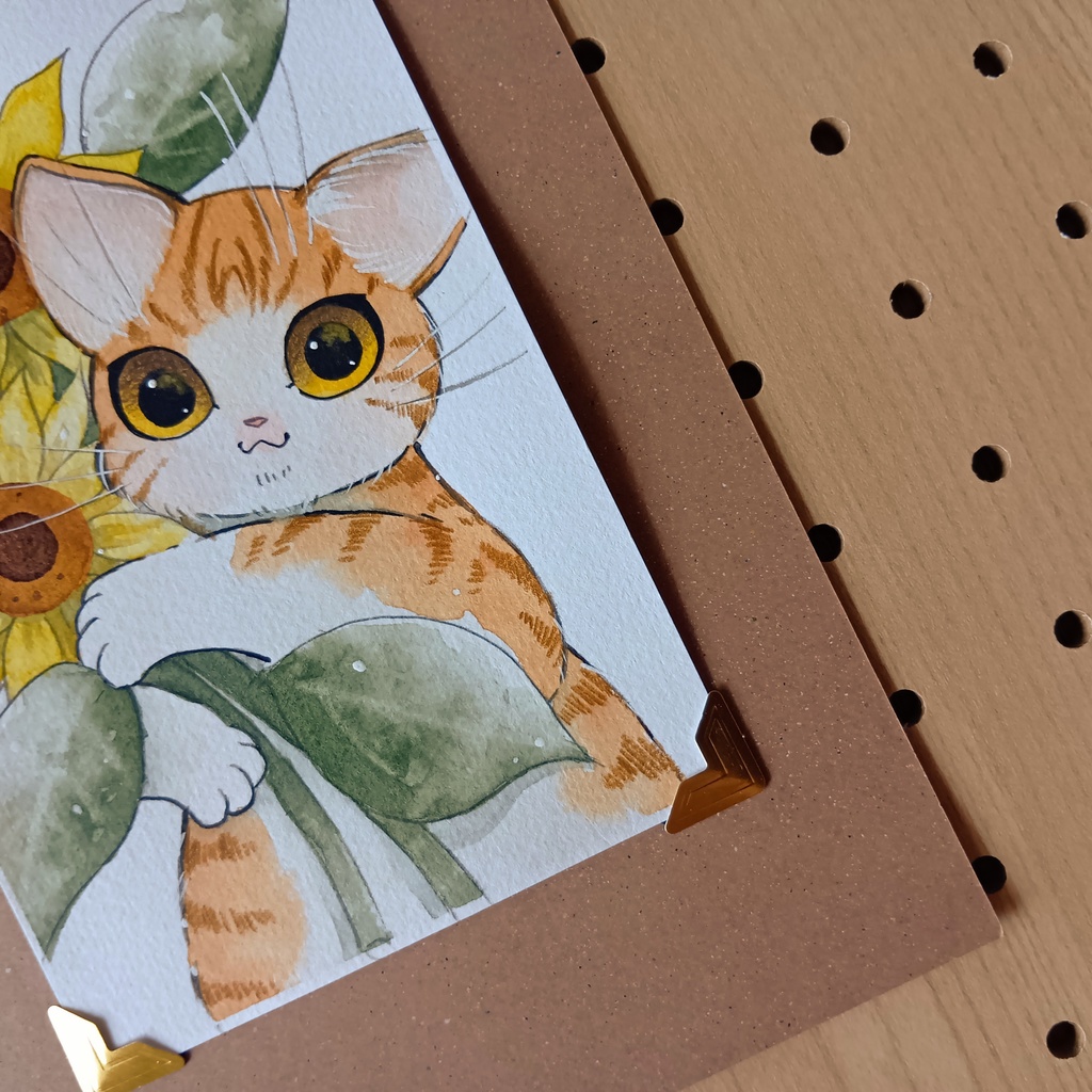 フレームレス原画③『向日葵と・C』