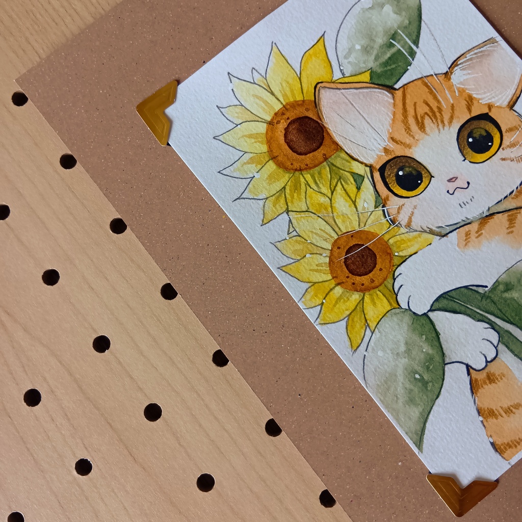 フレームレス原画③『向日葵と・C』