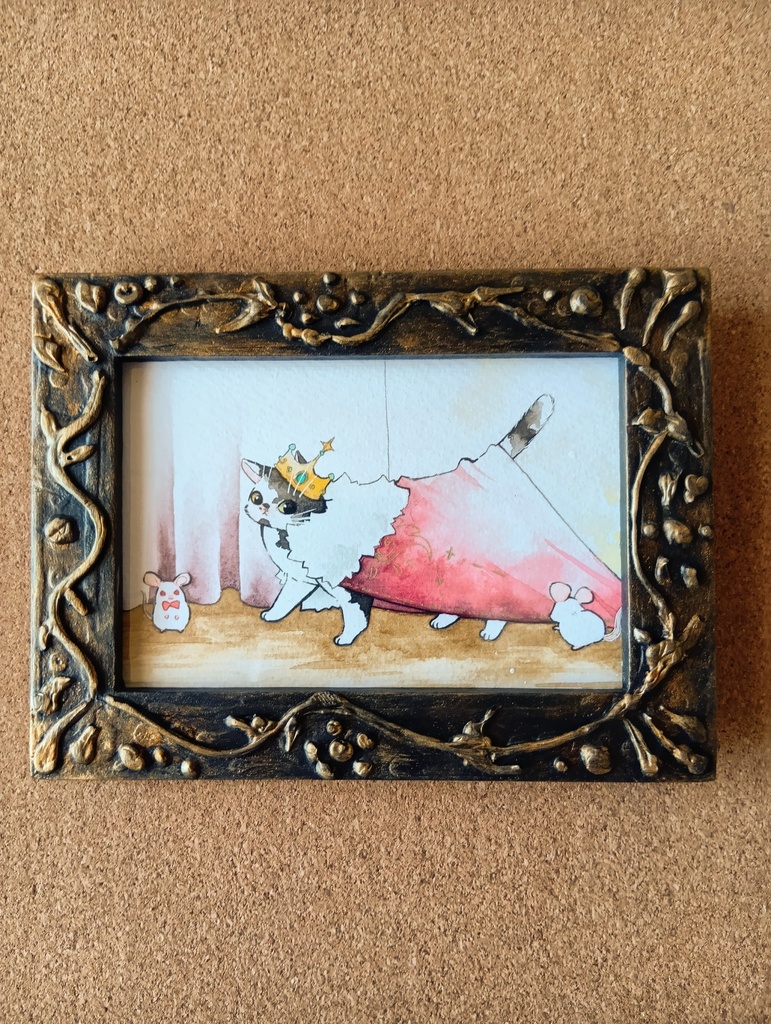 原画『猫の王様とハツカネズミの臣従』