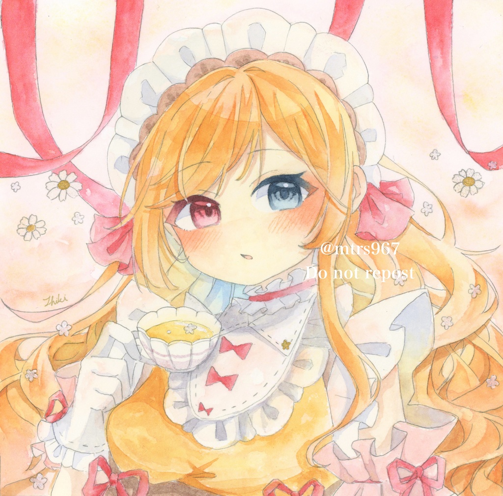 オリジナルイラスト 額装原画