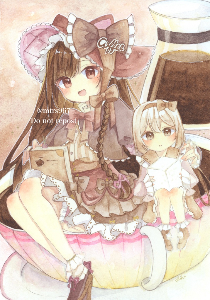 オリジナルイラスト 額装原画