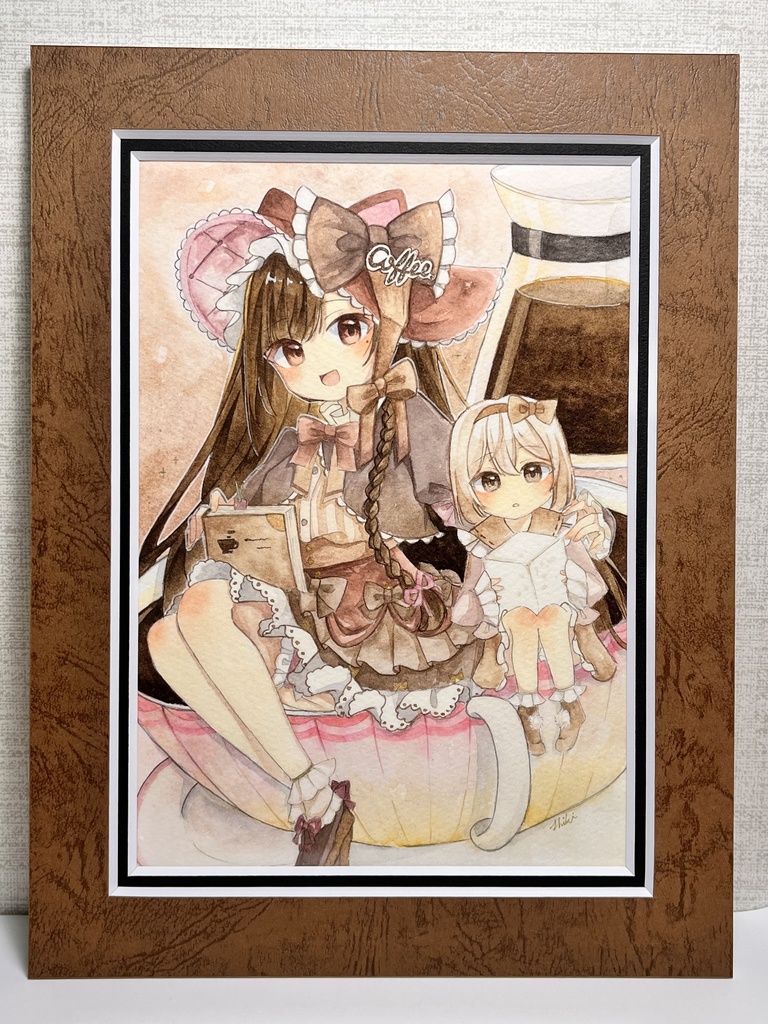 オリジナルイラスト 額装原画