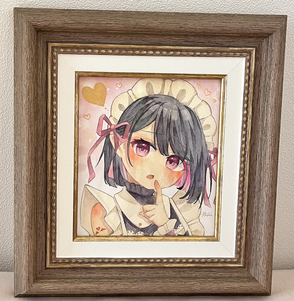 オリジナルイラスト 額装原画