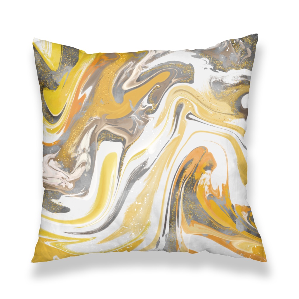 taka-ciaoマーブル柄クッションカバー