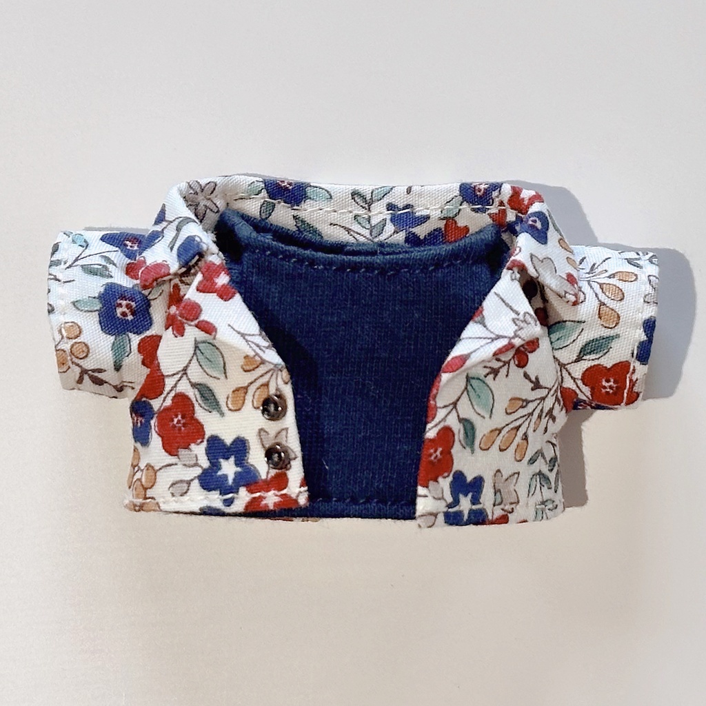 OKONOMI COMBI Set[Flower -Red- × Navy]