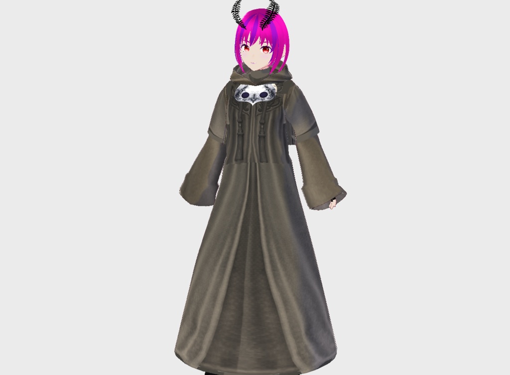 Amaurot Robe - FFXIV - Sophist's Robe - Vroid