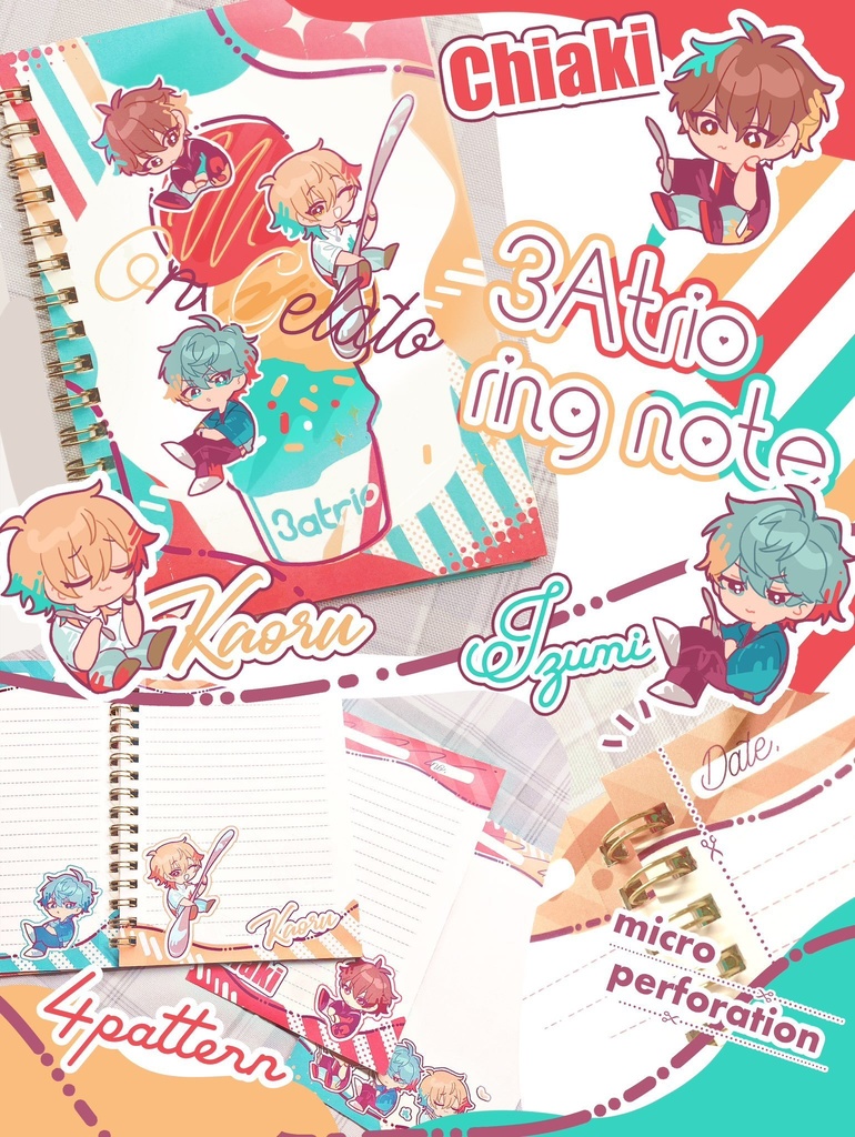 3Aトリオミニリングノート