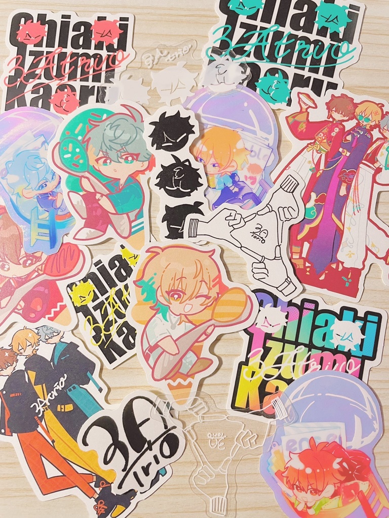 3Aトリオざかざかステッカーセット