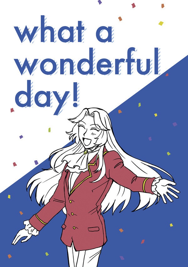 What a wonderful day!