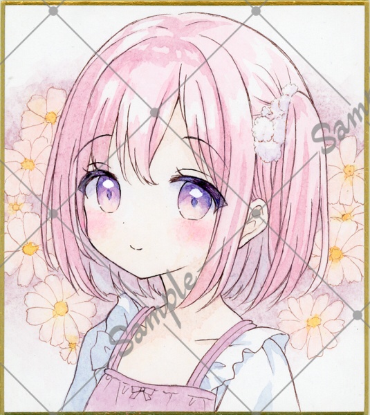 【原画】オリジナル　色紙③