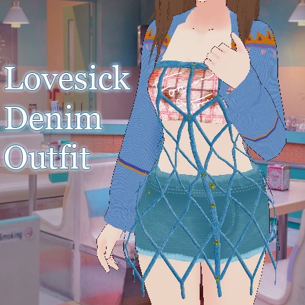 【VRoid】Lovesick Denim Outfit
