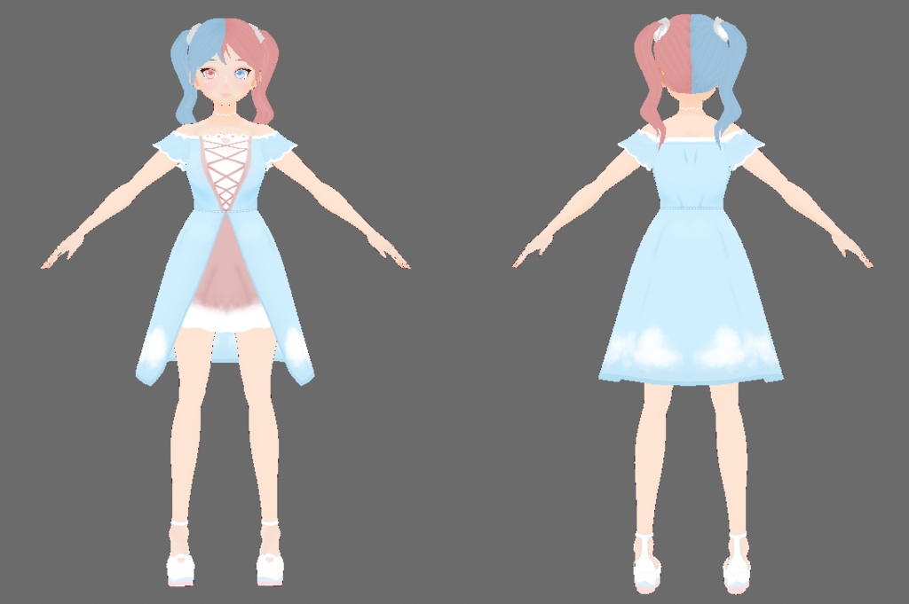 【VRoidVRM】'Cloo' VRoid Model