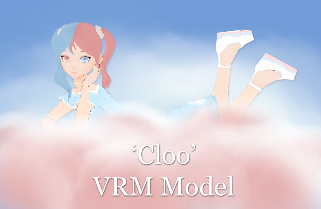 【VRoidVRM】'Cloo' VRoid Model