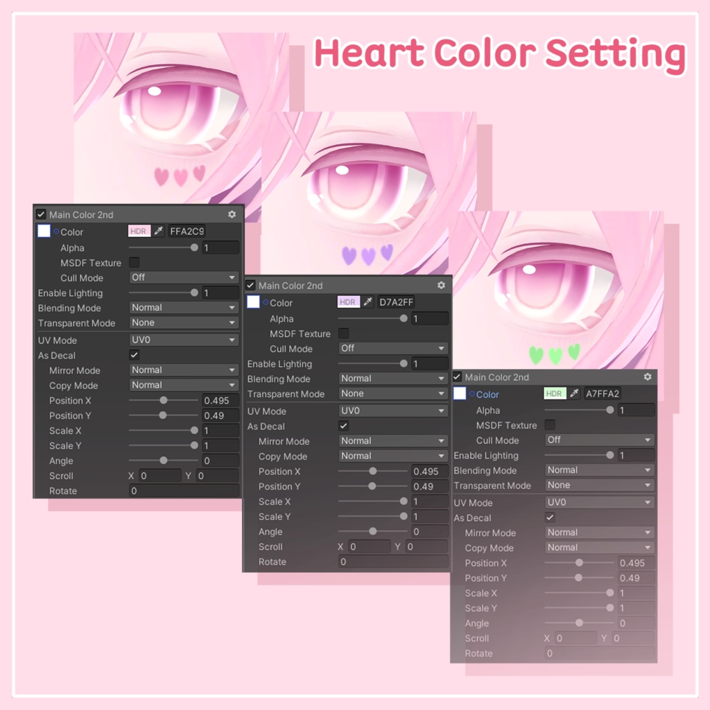 【 Astel(アステル)専用 】Astel Sweet Texture Set Eye&Make up&Body