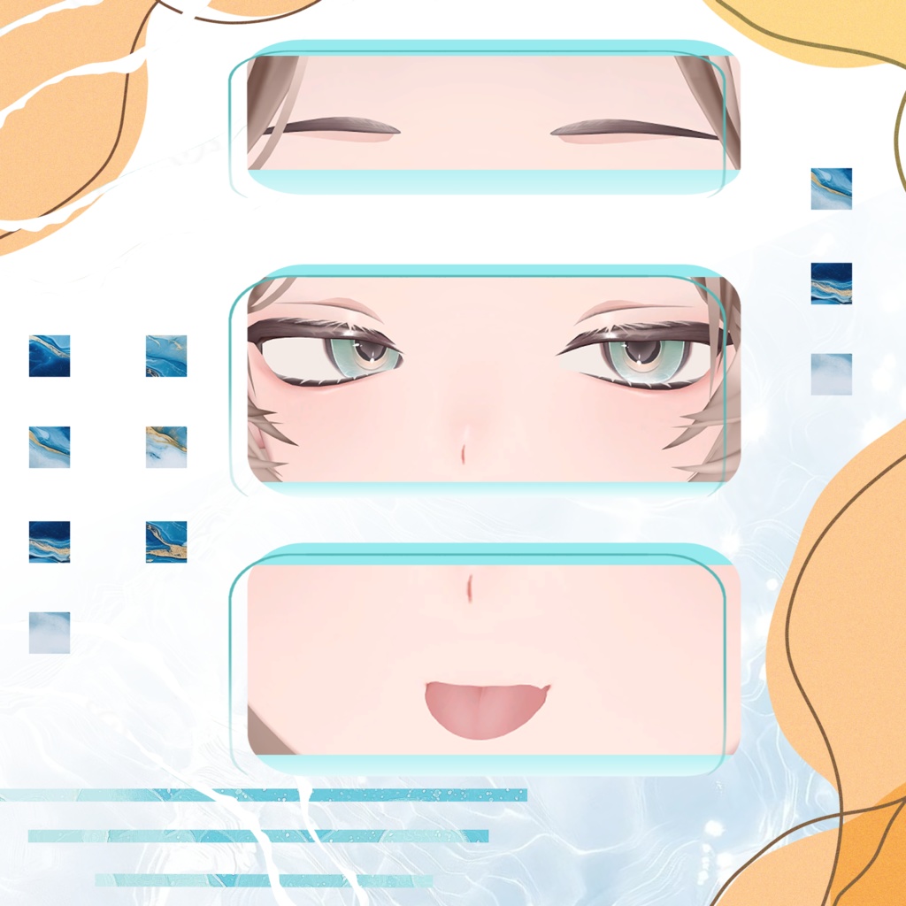 ✦くうた・Kuuta✦ Serene Wave Make up&Eye Texture