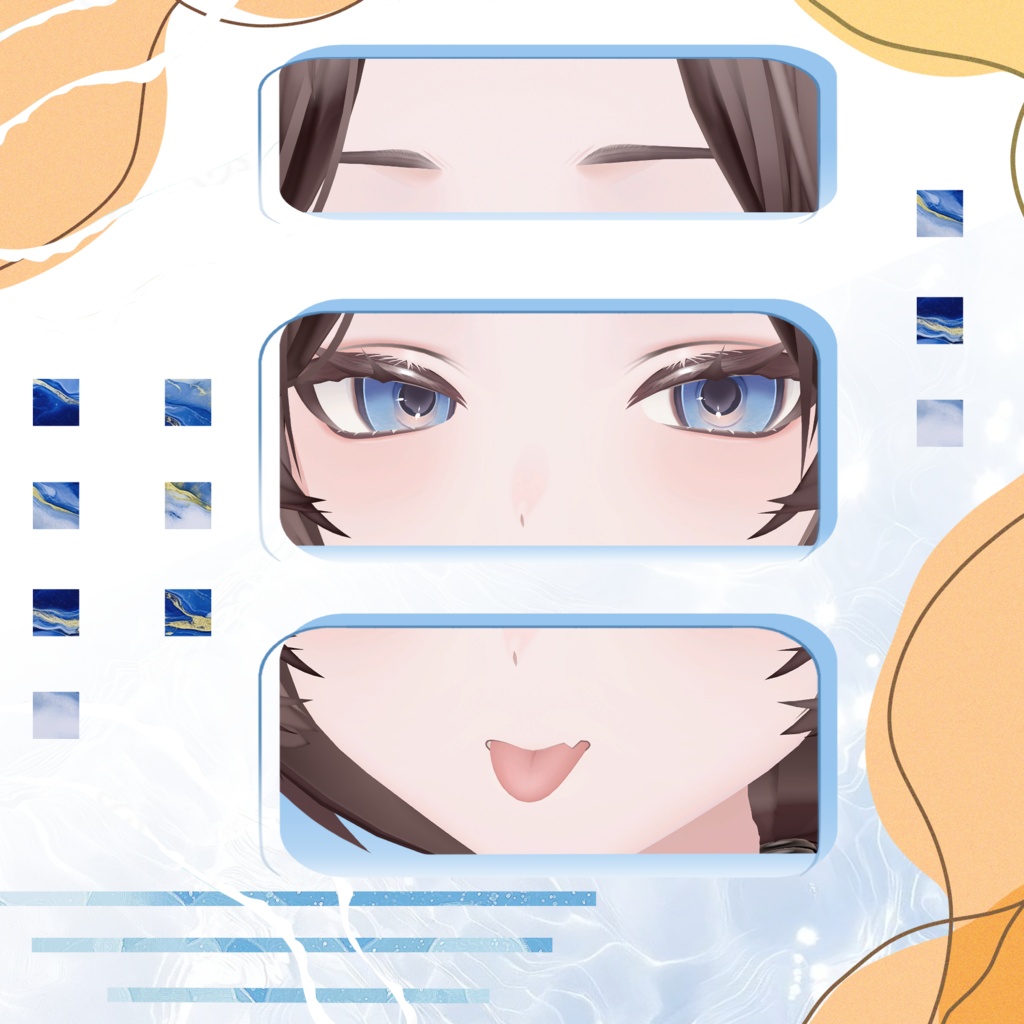 【SALE】✦墨惺・Bokusei✦ Serene Wave Make up & Eye Texture
