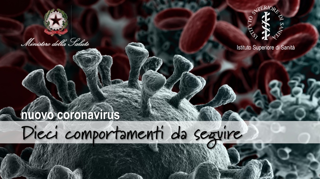 2020 Italian Coronavirus Rules PDF "Nuovo Coronavirus: dieci comportamenti da seguire"