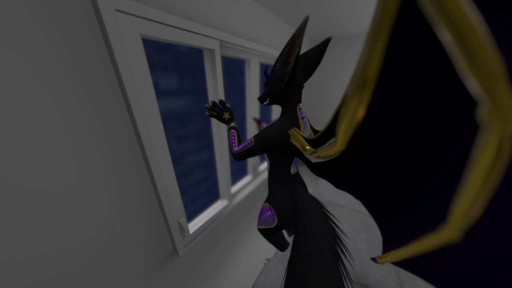 TEXTURES - Rexoium Evolved Sci-Fi smart tank plate armor dragon fox dark wolf demon + btw wings gold and purple wings