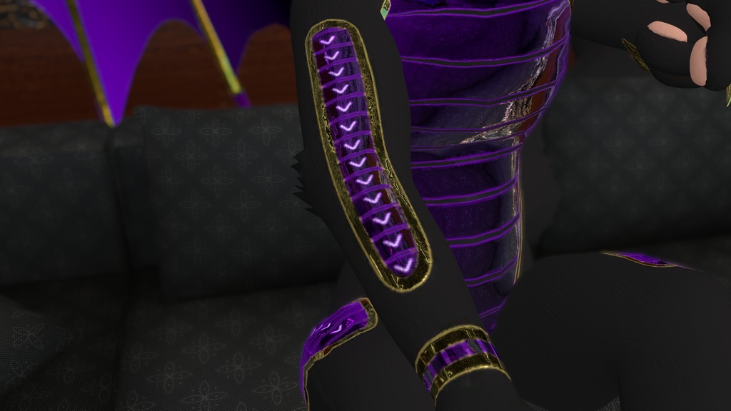 TEXTURES - Rexoium Evolved Sci-Fi smart tank plate armor dragon fox dark wolf demon + btw wings gold and purple wings