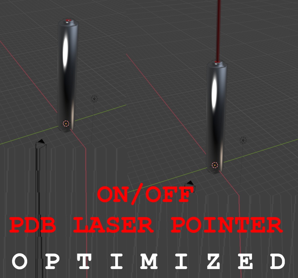 PDB Laser Pointer / Quest / Android / PC (no particles)