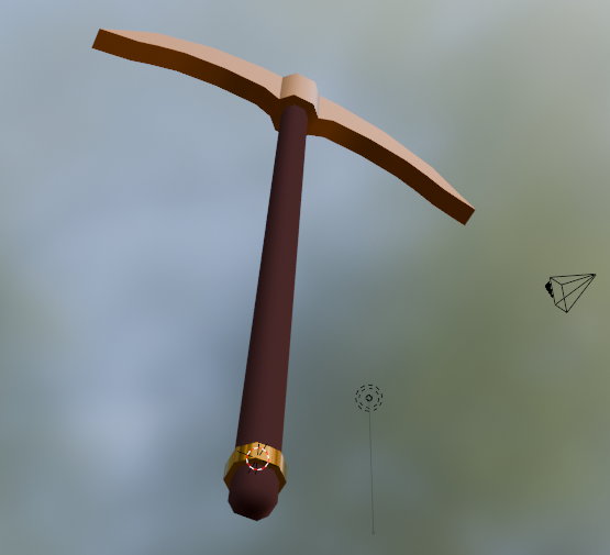 Simple Pickaxe / Low Poly / Optimized