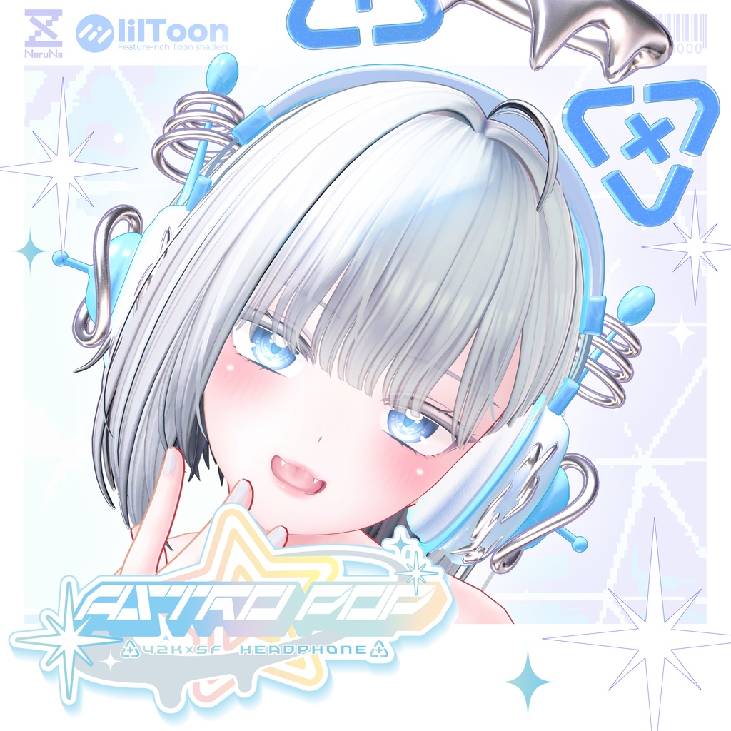 『Astro Pop』ヘッドフォン/Headphones【VRC想定】